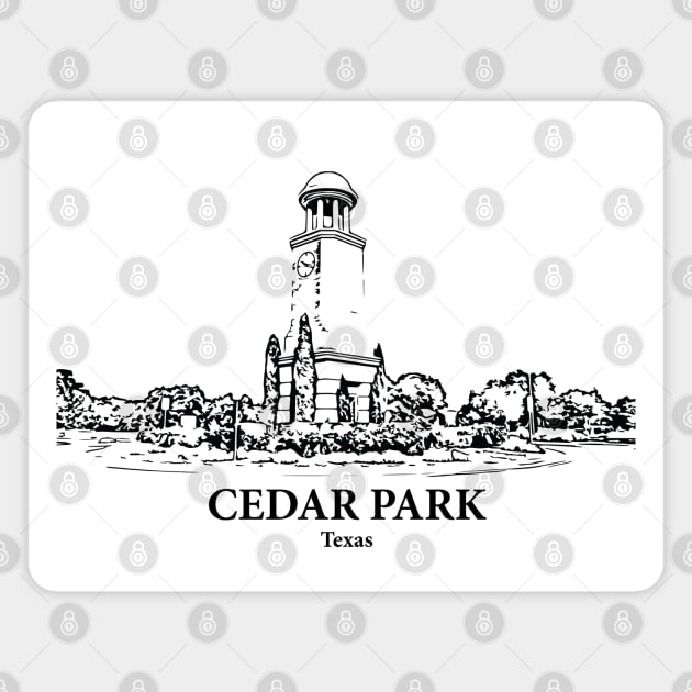 Cedar Park - Texas Magnet by Lakeric